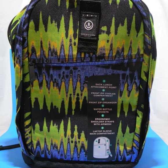 Neff Daily XL Prints Backpack Trippy Mens Wome - Picture 1 of 7